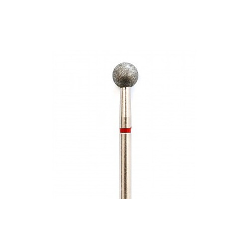 FRESA DIAMANTE BOLA ROJA 050 PARA CUTÍCULA