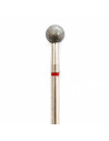 FRESA DIAMANTE BOLA ROJA 050 PARA CUTÍCULA