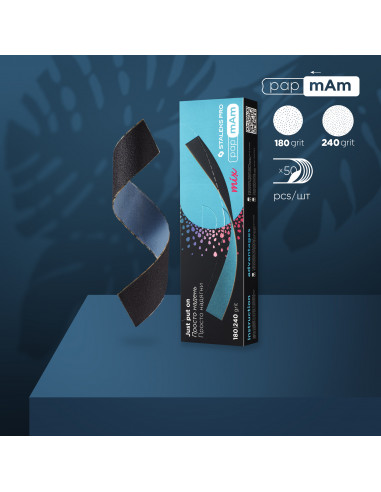 RECAMBIO LIMAS DOBLE CARA GRIT 180 Y 240 papmAm 