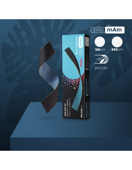 RECAMBIO LIMAS DOBLE CARA GRIT 180 Y 240 papmAm 