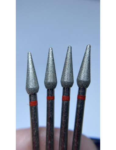 FRESA DIAMANTE CONO ROJO 040