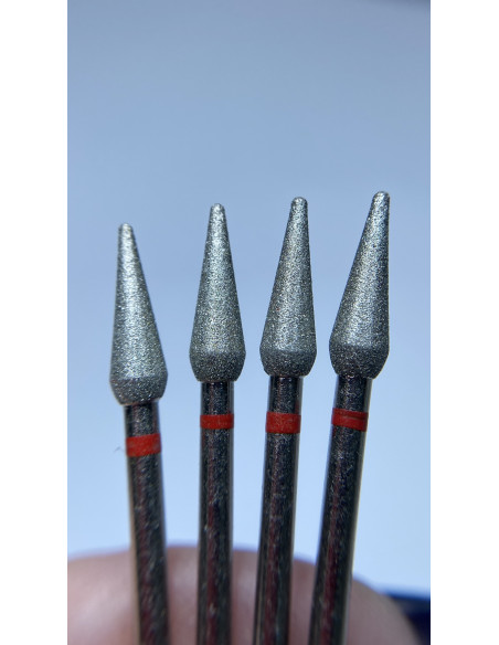 FRESA DIAMANTE CONO ROJO 040