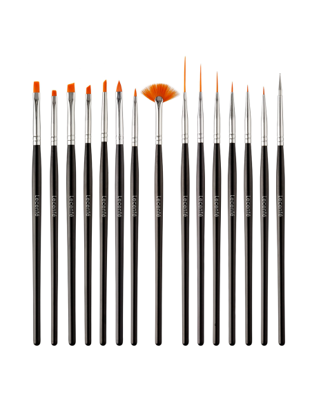 SET PINCELES ULTIMATE NAIL ART X15